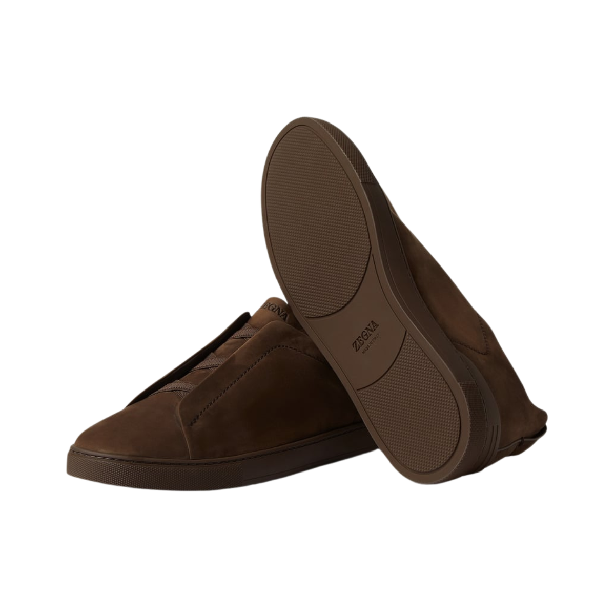 Zegna Triple Stitch™ SECONDSKIN Sneakers - Dark Brown