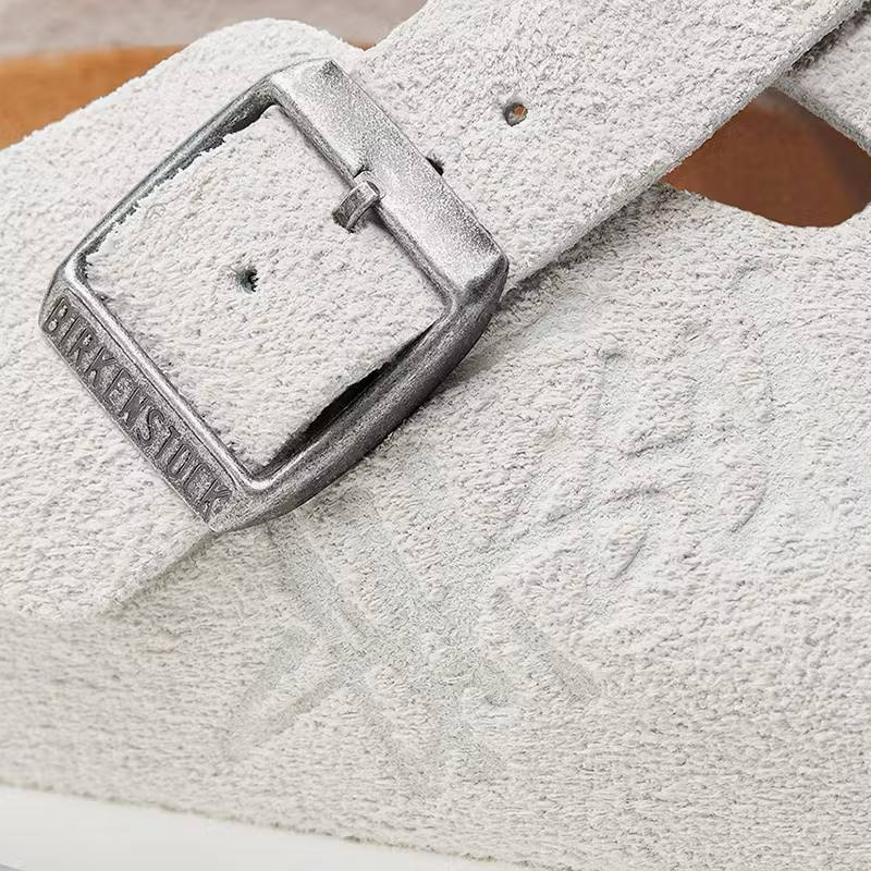 Stussy X Birkenstock  Boston Bs Retro White